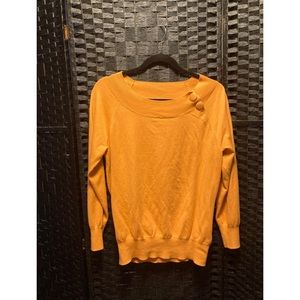 Banana Republic Orange Large Blouse with two buttons